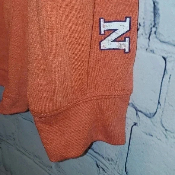 Mens Colosseum Clemson Orange All In Long-Sleeved Shirt Size S - Picture 4 of 6